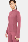Amante Anti Microbial Fitted Jacket - Heather Rose — thumbnail 2